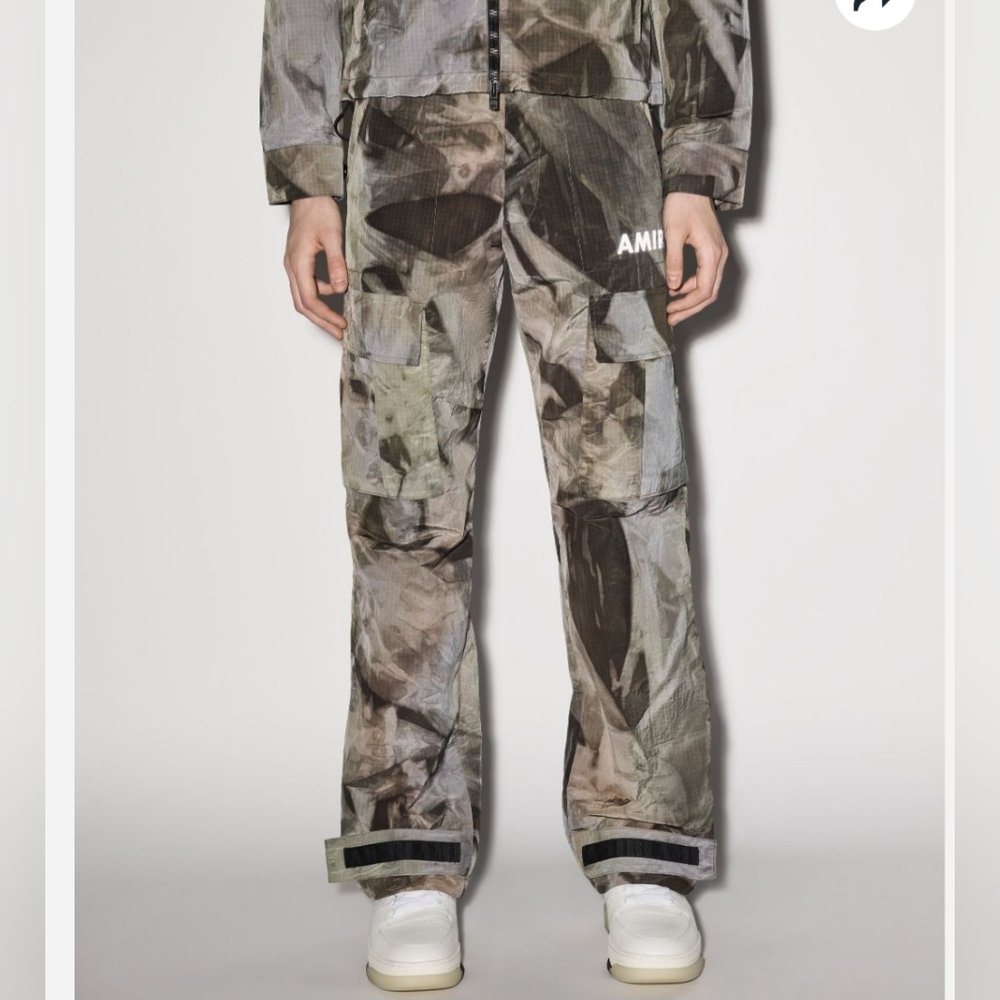 AMIRI Green Camouflage Cargo Pants - Picture 8 of 16